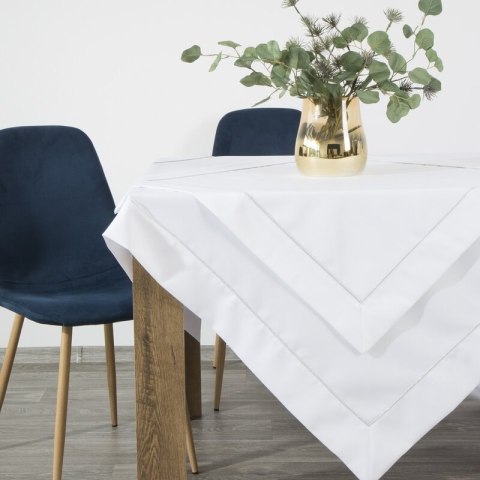 OBRUS MADELE 140 X 220 CM BIAŁY OBRUS MADELE 140 X 220 CM BIAŁY
