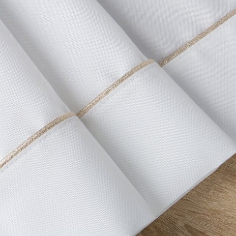OBRUS MADELE 140 X 220 CM BIAŁY OBRUS MADELE 140 X 220 CM BIAŁY