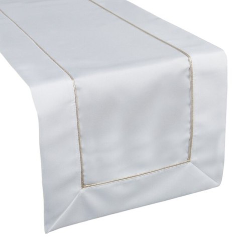 OBRUS MADELE 40 X 140 CM BIAŁY OBRUS MADELE 40 X 140 CM BIAŁY
