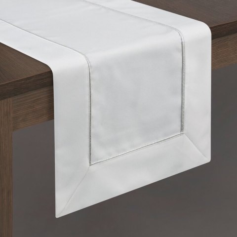 OBRUS MADELE 40 X 180 CM BIAŁY OBRUS MADELE 40 X 180 CM BIAŁY