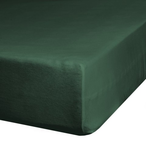 PRZEŚCIERADŁO Z GUMKĄ JERSEY D91 180 X 200 X 30 CM BUTELKOWY ZIELONY