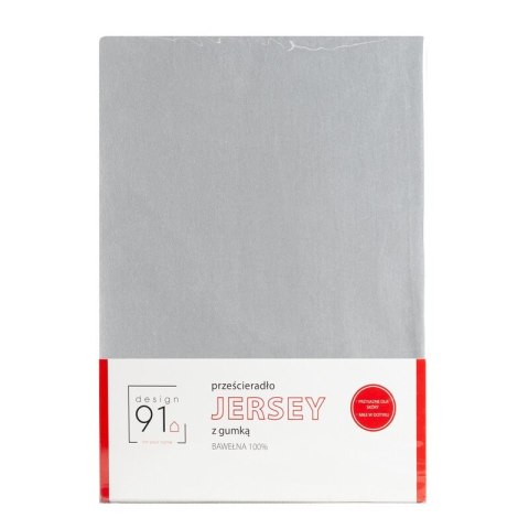 PRZEŚCIERADŁO Z GUMKĄ JERSEY D91 220 X 200 X 30 CM JASNOSZARY PRZEŚCIERADŁO Z GUMKĄ JERSEY D91 220 X 200 X 30 CM JASNOSZARY