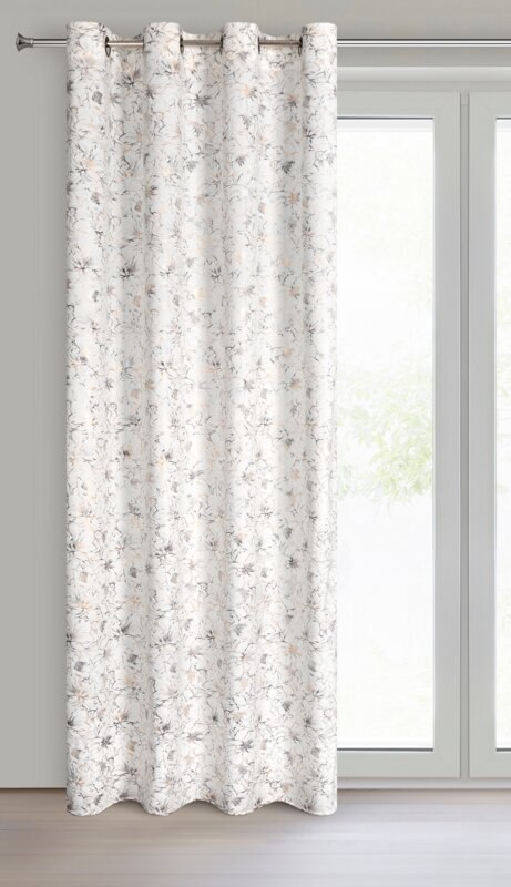 ZASŁONA GOTOWA CARMELA 140 X 250 CM KREMOWY