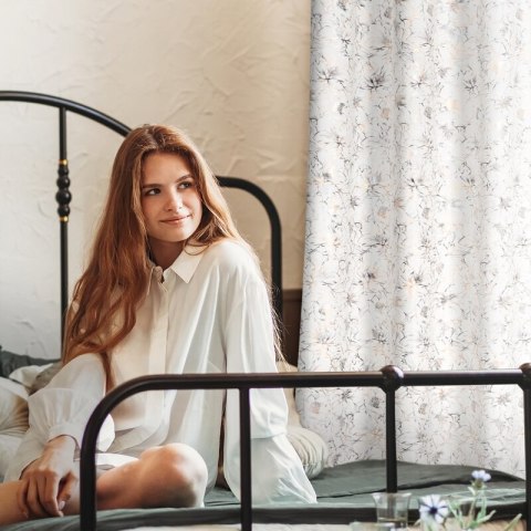 ZASŁONA GOTOWA CARMELA 140 X 250 CM KREMOWY