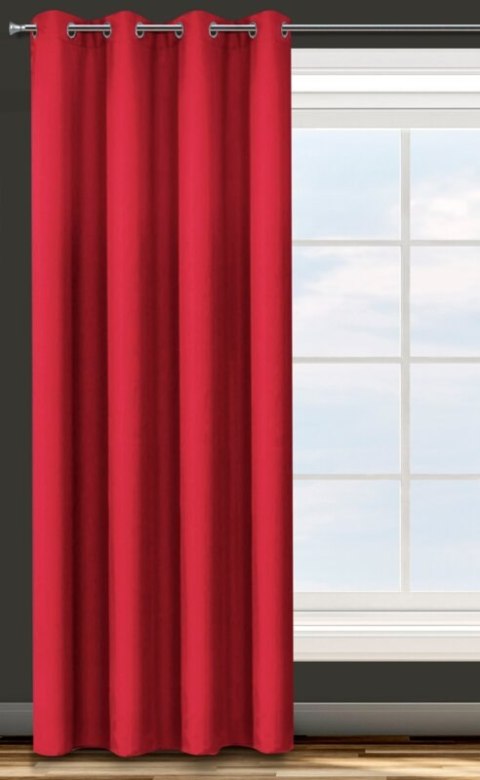 ZASŁONA GOTOWA D91 ADORE 140 X 250 CM CZERWONY ZASŁONA GOTOWA D91 ADORE 140 X 250 CM CZERWONY