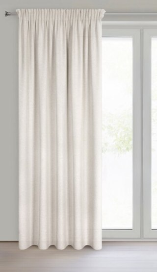 ZASŁONA GOTOWA ERIS NA TAŚMIE 140 X 270 CM JASNOBEŻOWY