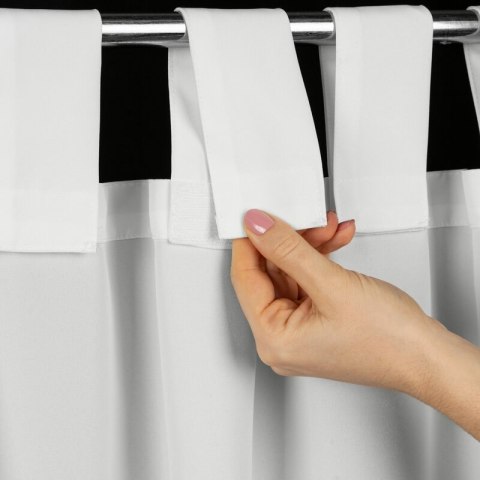 ZASŁONA GOTOWA GARDEN NA SZELKACH 155 X 200 CM BIAŁY