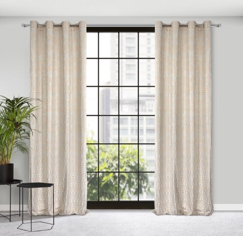 ZASŁONA GOTOWA LAURA 140 X 250 CM KREMOWY