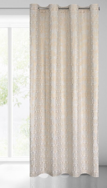 ZASŁONA GOTOWA LAURA 140 X 250 CM KREMOWY