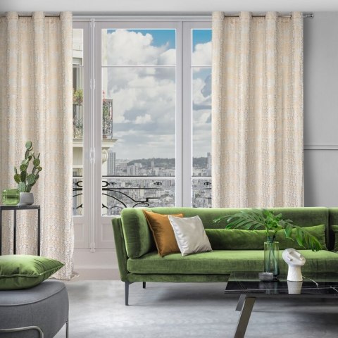 ZASŁONA GOTOWA LAURA 140 X 250 CM KREMOWY