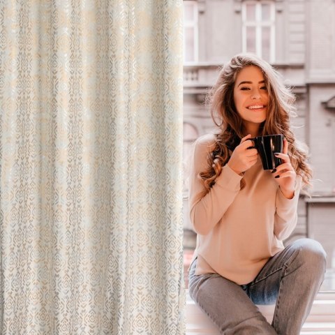 ZASŁONA GOTOWA LAURA 140 X 250 CM KREMOWY