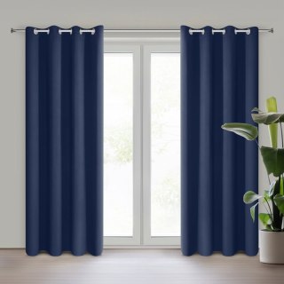 ZASŁONA GOTOWA LOGAN 135 X 250 CM GRANATOWY