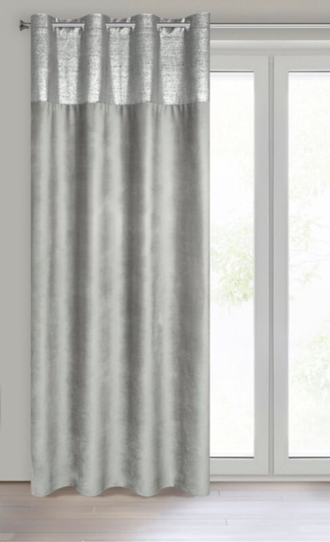 ZASŁONA GOTOWA PERI 140 X 250 CM SREBRNY