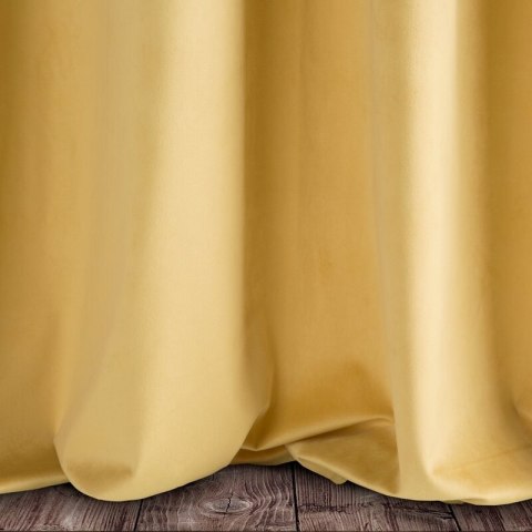 ZASŁONA GOTOWA PIERRE 140 X 250 CM MUSZTARDOWY