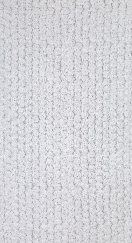 ZASŁONA GOTOWA ROSES 6 NA TAŚMIE 140 X 270 CM BIAŁY ZASŁONA GOTOWA ROSES 6 NA TAŚMIE 140 X 270 CM BIAŁY
