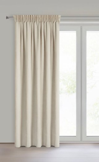 ZASŁONA GOTOWA VANI NA TAŚMIE 140 X 270 CM BEŻOWY