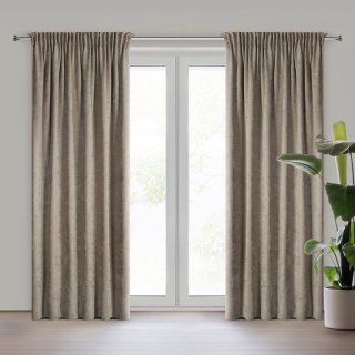 ZASŁONA GOTOWA VANI NA TAŚMIE 140 X 270 CM BEŻOWY