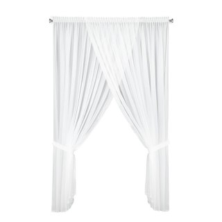 FIRANA GOTOWA CAROLINE NA TAŚMIE 400 X 250 CM BIAŁY