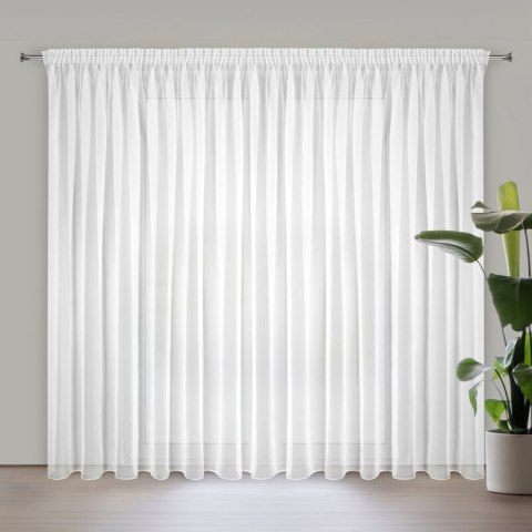 FIRANA GOTOWA LUCY NA TAŚMIE 300 X 250 CM BIAŁY