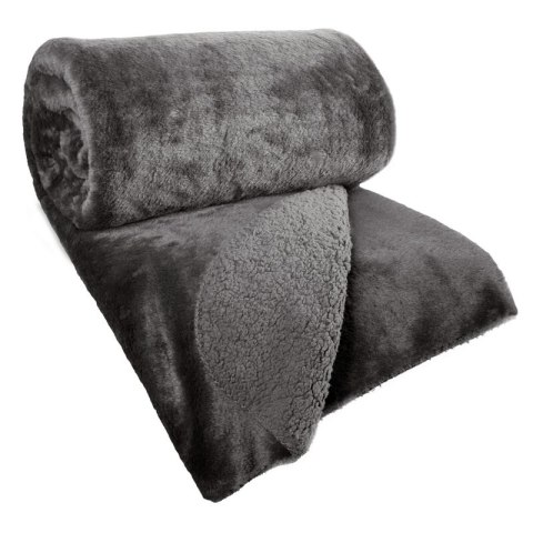 NARZUTA NINA 170 X 210 CM STALOWY NARZUTA NINA 170 X 210 CM STALOWY