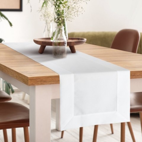 OBRUS LUCY 40 X 140 CM BIAŁY OBRUS LUCY 40 X 140 CM BIAŁY
