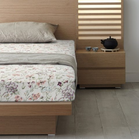 PRZEŚCIERADŁO Z GUMKĄ PRINT 4 160 X 200 X 30 CM RÓŻOWY