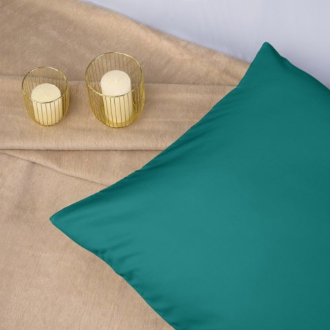 Pościel satyna bawełniana CIEMNY TURKUS 042/140x200+1posz.70x80 Pościel satyna bawełniana CIEMNY TURKUS 042/140x200+1posz.70x80