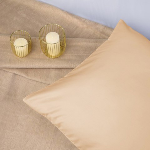 Pościel satyna bawełniana JASNY BEŻ 044/180x200 Pościel satyna bawełniana JASNY BEŻ 044/180x200