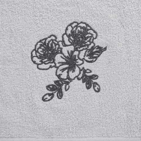 KOMPLET RĘCZNIKÓW 3 56 X 36 X 7 CM SREBRNY KOMPLET RĘCZNIKÓW 3 56 X 36 X 7 CM SREBRNY