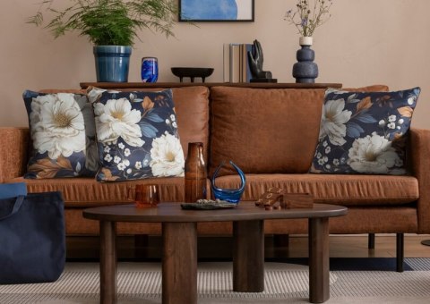 POSZEWKA FIORA2 45 X 45 CM GRANATOWY POSZEWKA FIORA2 45 X 45 CM GRANATOWY