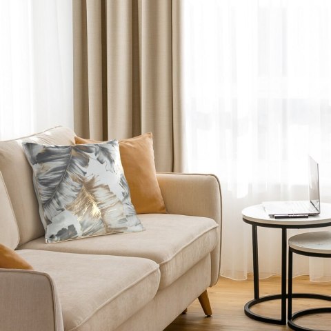 POSZEWKA LAYLA2 45 X 45 CM SREBRNY
