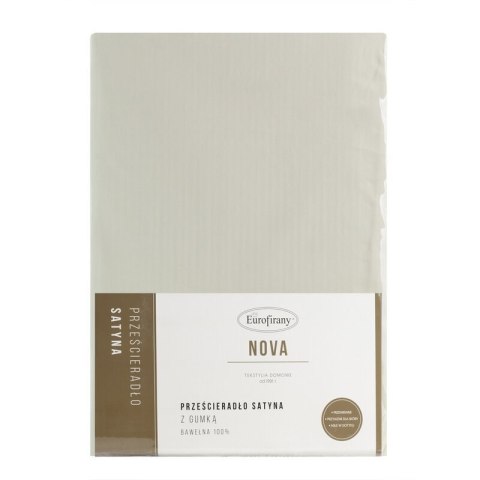 PRZEŚCIERADŁO Z GUMKĄ NOVA3 180 X 200 X 30 CM SZAROBEŻOWY