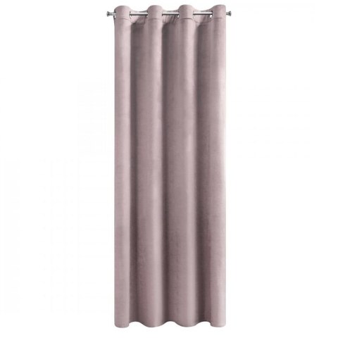 ZASŁONA GOTOWA D91 ROSA 140 X 250 CM PUDROWY RÓŻ