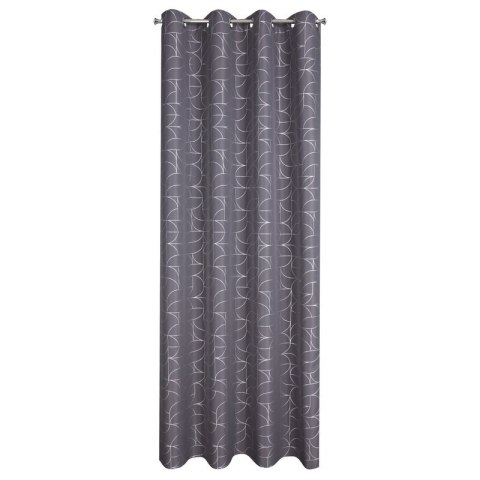 ZASŁONA GOTOWA EVI 140 X 250 CM GRAFITOWY