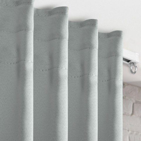 ZASŁONA GOTOWA MILAN NA TAŚMIE 140 X 300 CM SREBRNY