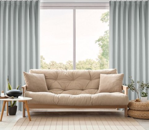 ZASŁONA GOTOWA MILAN NA TAŚMIE 140 X 300 CM SREBRNY