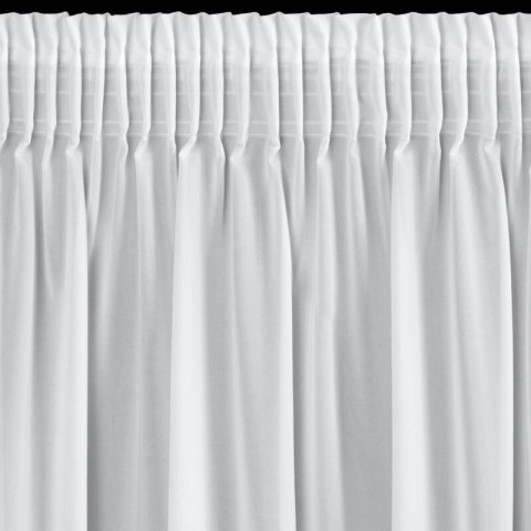 ZASŁONA GOTOWA ROSES 7 NA TAŚMIE 350 X 270 CM BIAŁY