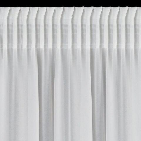 ZASŁONA GOTOWA ROSES NA TAŚMIE 140 X 270 CM BIAŁY