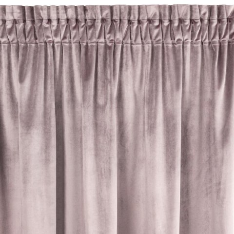 ZASŁONA GOTOWA SAMANTA NA TAŚMIE 140 X 270 CM PUDROWY RÓŻ